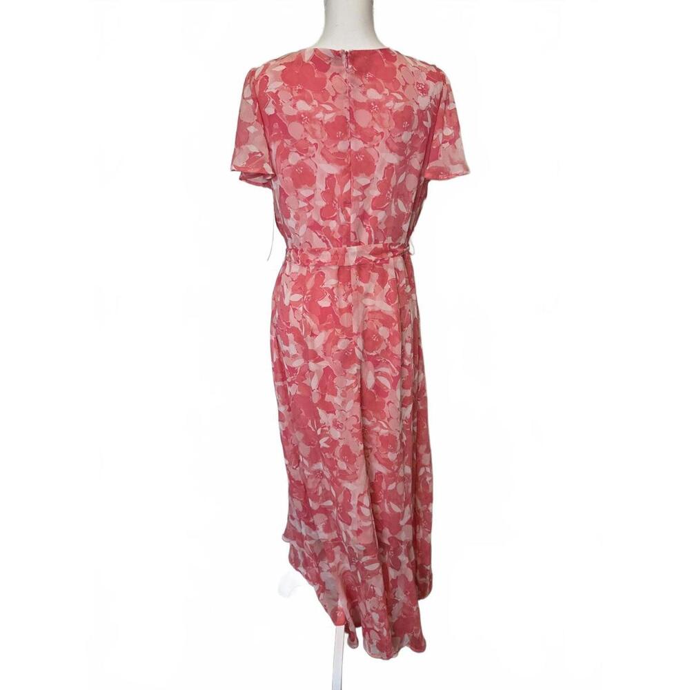 Leslie Fay Flutter Asyemetric Maxi Dress - Size 12 -‎ NWT - Picture 3 of 5